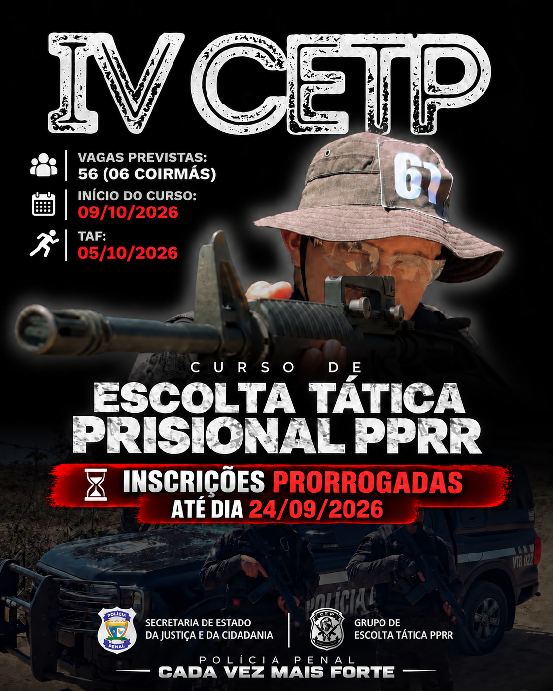 4ª Edição do Curso de Escolta Tática Prisional (IV CETP)